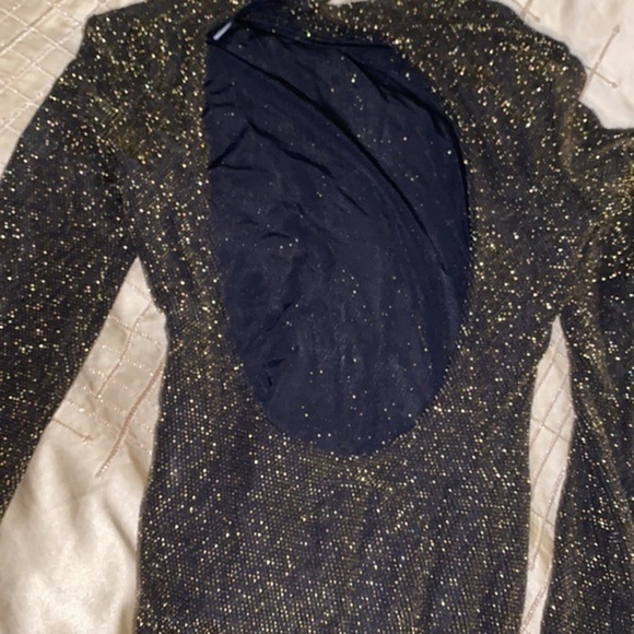 Hot H&M gorgeous shimmer open back sexy bodysuit - Picture 8 of 16